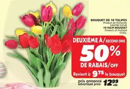 IGA 10-TULIP BOUQUET offer