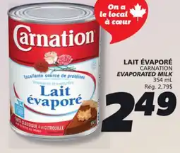 IGA CARNATION EVAPORATED MILK offer