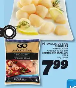 IGA GREEN OCEAN FROZEN BAY SCALLOPS offer