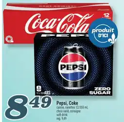 Marché Richelieu Pepsi, Coke | soft drink offer