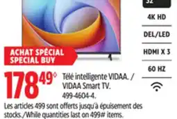 Canadian Tire VIDAA Smart TV offer