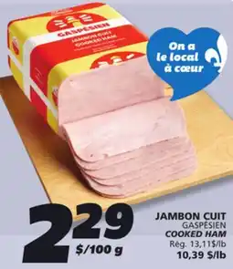 IGA GASPÉSIEN COOKED HAM offer