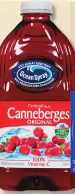 IGA OCEAN SPRAY offer