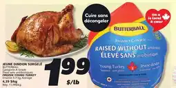 IGA BUTTERBALL FROZEN YOUNG TURKEY offer