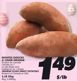 IGA ORANGE FLESH SWEET POTATOES offer