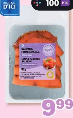 Marches Tradition SUSHI À LA MAISON STEAKHOUSE FROZEN SMOKED SALMON offer