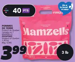 IGA MAMZELLS POTATOES offer