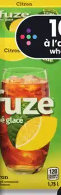 IGA FUZE REFRIGERATED ICED TEA OR FRUIT DRINK offer