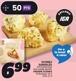 IGA PAR ANNE-MARIE FROZEN SCONES offer