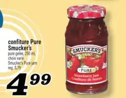 Marché Richelieu CONFITURE PURE SMUCKER'S | SMUCKER'S PURE JAM offer