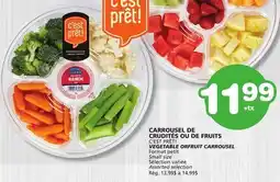 Marches Tradition C'EST PRÊT! VEGETABLE ORFRUIT CARROUSEL offer