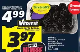 IGA DRISCOLL'S BLACKBERRIES offer