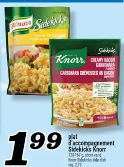 Marché Richelieu PLAT D'ACCOMPAGNEMENT SIDEKICKS KNORR | KNORR SIDEKICKS SIDE DISH offer