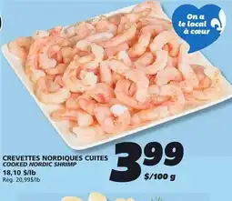 IGA COOKED NORDIC SHRIMP offer