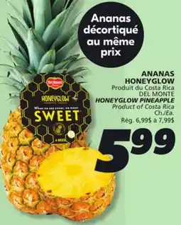 IGA DEL MONTE HONEYGLOW PINEAPPLE offer