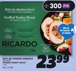 IGA RICARDO FROZEN TURKEY ROAST offer