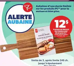 Provigo PLATEAU DE SERVICE RECTANGULAIRE EN ACACIA PC offer
