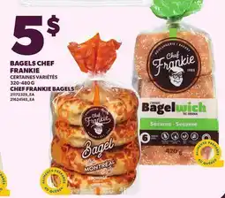 Provigo BAGELS CHEF FRANKIE, 320-480 G | CHEF FRANKIE BAGELS offer