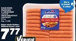 IGA LAFLEUR FRESH BREAKFAST SAUSAGES offer