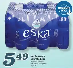 Marché Richelieu EAU DE SOURCE NATURELLE ESKA | ESKA NATURAL SPRING WATER offer