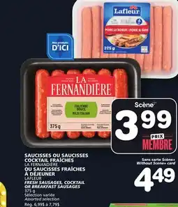 Marches Tradition LA FERNANDIÈRE OR LAFLEUR FRESH SAUSAGES, COCKTAIL OR BREAKFAST SAUSAGES offer