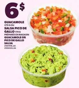 Provigo GUACAMOLE, 270 G OU SALSA PICO DE GALLO, 170 G | GUACAMOLE OR PICO DE GALLO SALSA offer