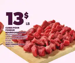 Provigo CUBES POUR FONDUE BOURGUIGNONNE | BEEF FONDUE CUBES offer