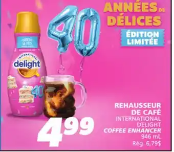 IGA INTERNATIONAL DELIGHT COFFEE ENHANCER offer