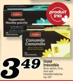 Marché Richelieu TISANE IRRÉSISTIBLE | IRRÉSISTIBLE HERBAL TEA offer