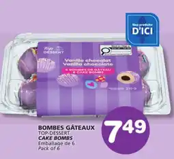 Marches Tradition TOP-DESSERT CAKE BOMBS offer
