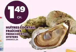 Provigo HUÎTRES COCKTAIL FRAÎCHES | FRESH COCKTAIL OYSTERS offer