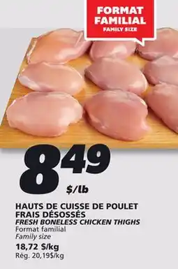 IGA FRESH BONELESS CHICKEN THIGHS offer
