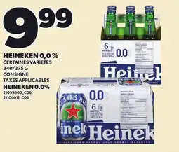 Provigo HEINEKEN 0,0 % | HEINEKEN 0.0%, 340/375 G offer