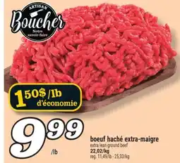 Marché Richelieu BOEUF HACHÉ EXTRA-MAIGRE | EXTRA LEAN GROUND BEEF offer