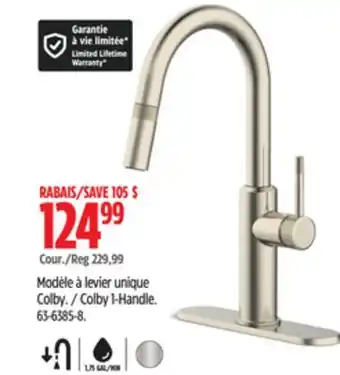 Canadian Tire Danze Colby 1-Handle offer