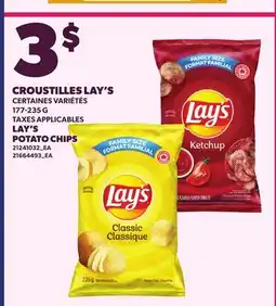 Provigo CROUSTILLES LAY'S, 177-235 G | LAY'S POTATO CHIPS offer