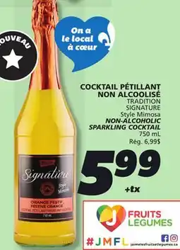 IGA TRADITION SIGNATURE NON-ALCOHOLIC SPARKLING COCKTAIL offer