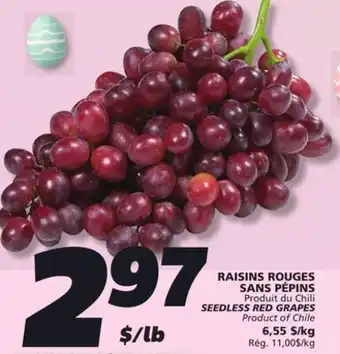 IGA SEEDLESS RED GRAPES offer