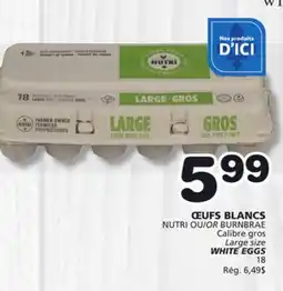 Marches Tradition NUTRI OR BURNBRAE WHITE EGGS offer