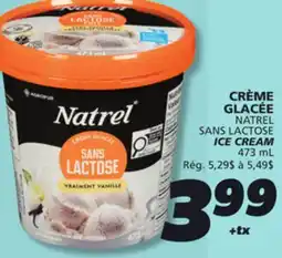 IGA NATREL SANS LACTOSE ICE CREAM offer