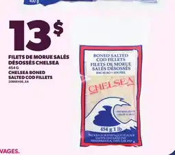 Provigo FILETS DE MORUE SALÉS DÉSOSSÉS CHELSEA, 454 G | CHELSEA BONED SALTED COD FILLETS offer