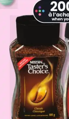 IGA TASTER'S CHOICE INSTANT COFFEE offer