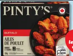 IGA PINTY'S FROZEN CHICKEN WINGS offer