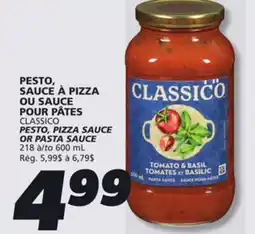 IGA CLASSICO PESTO, PIZZA SAUCE OR PASTA SAUCE offer
