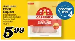 Marché Richelieu Simili poulet tranché Gaspésien | Gaspésien sliced mock chicken offer