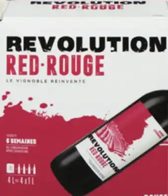 IGA REVOLUTION RED WINE offer