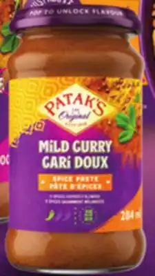 Provigo PÂTE DE CARI PATAK'S | PATAK'S CURRY PASTE offer