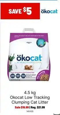 Ren’s Pets Depot Okocat Low Tracking Clumping Cat Litter offer