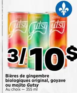 Val-Mont Bières de gingembre biologiques original, goyave ou mojito Gutsy offer