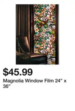Wayfair Magnolia Window Film 24 x 36 offer